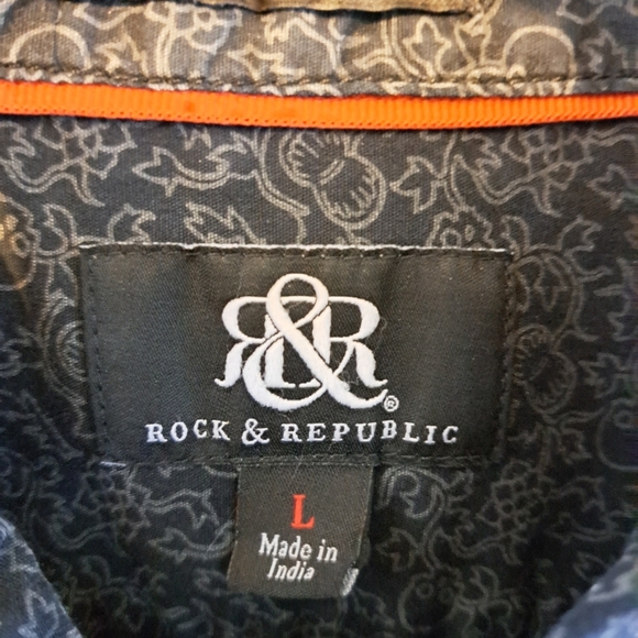 Mens ROCK & REPUBLIC button up - Picture 5 of 8